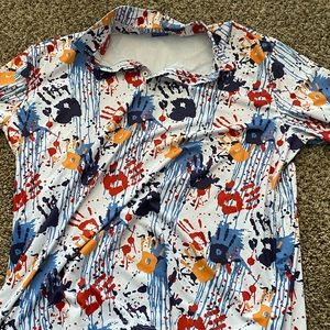 Colorful golf shirt